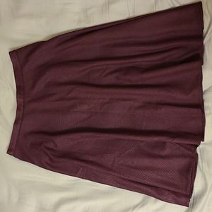 Topshop Midi A-line Skirt